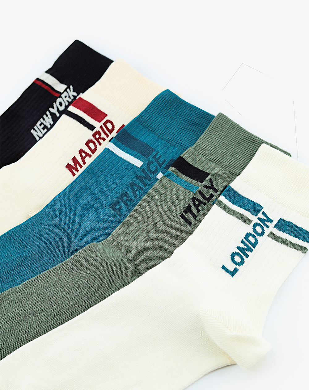 5 pares de medias cortas surtido hombre