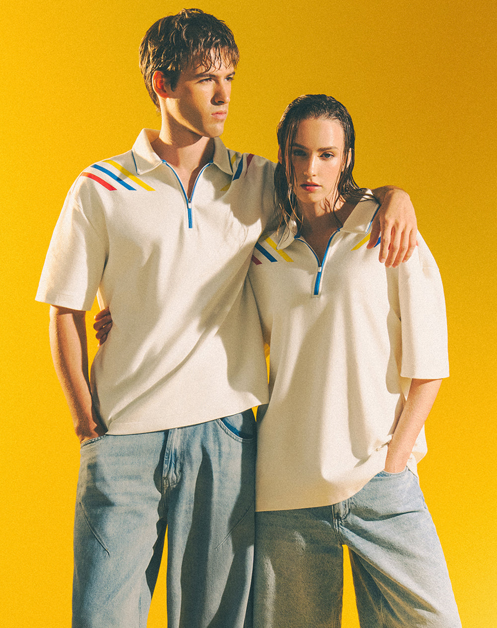 Camiseta Colombia tipo polo unisex