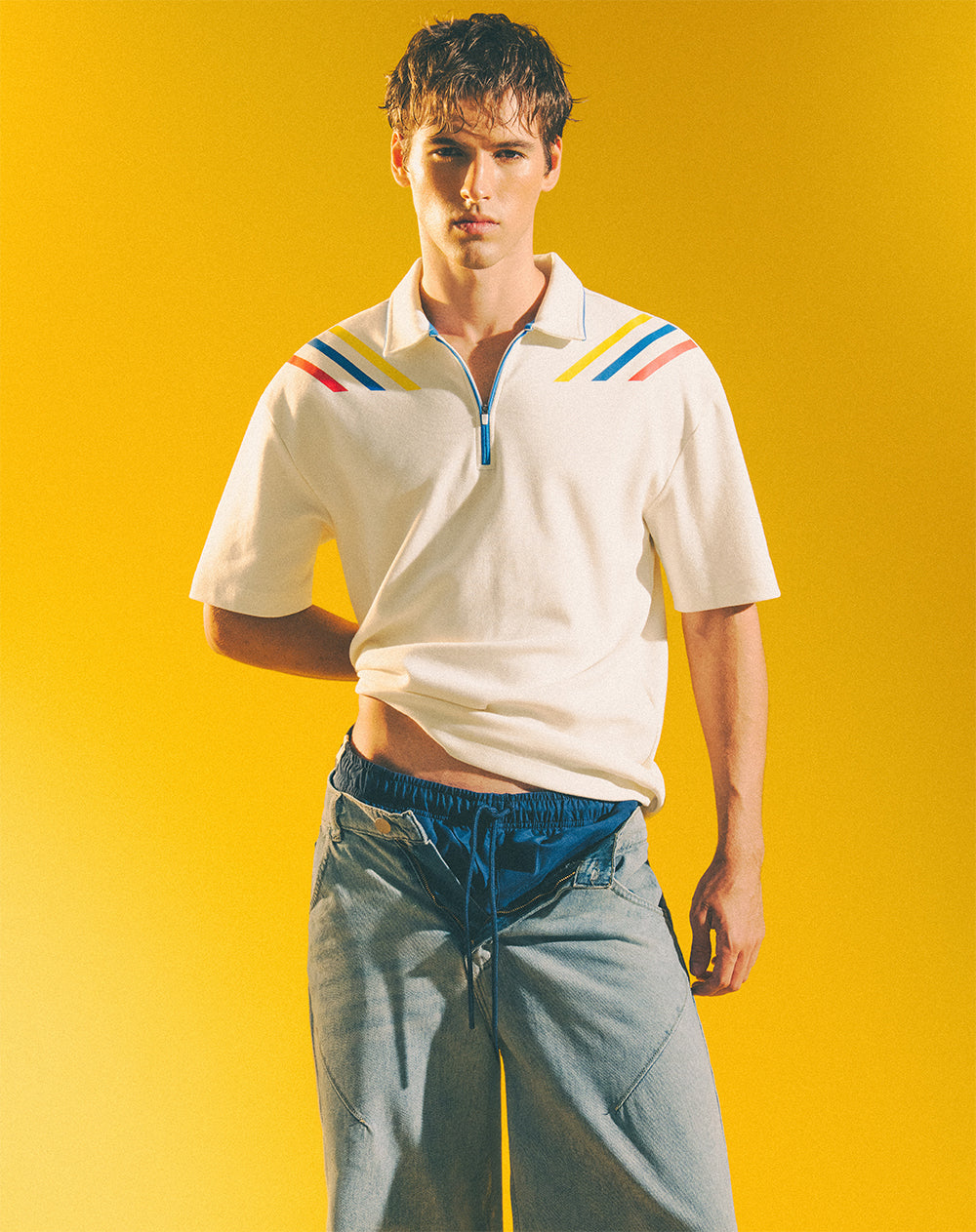 Camiseta Colombia tipo polo unisex hombre