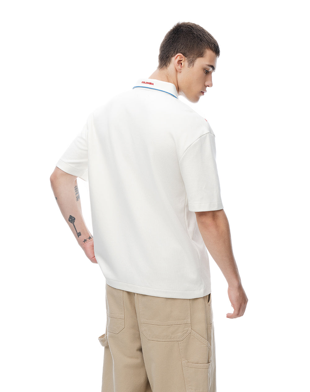 Camiseta Colombia tipo polo unisex hombre