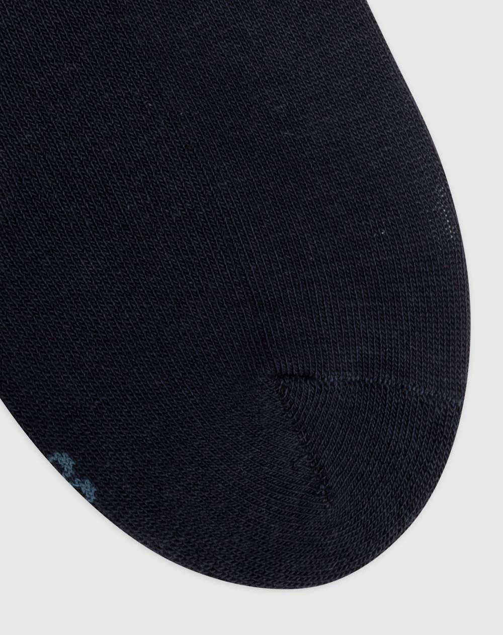 Medias para hombre tobilleras cortas algodón pack x3unds azules