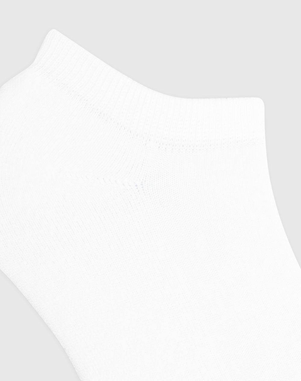 Medias para hombre tobilleras cortas algodón pack x3unds blancas