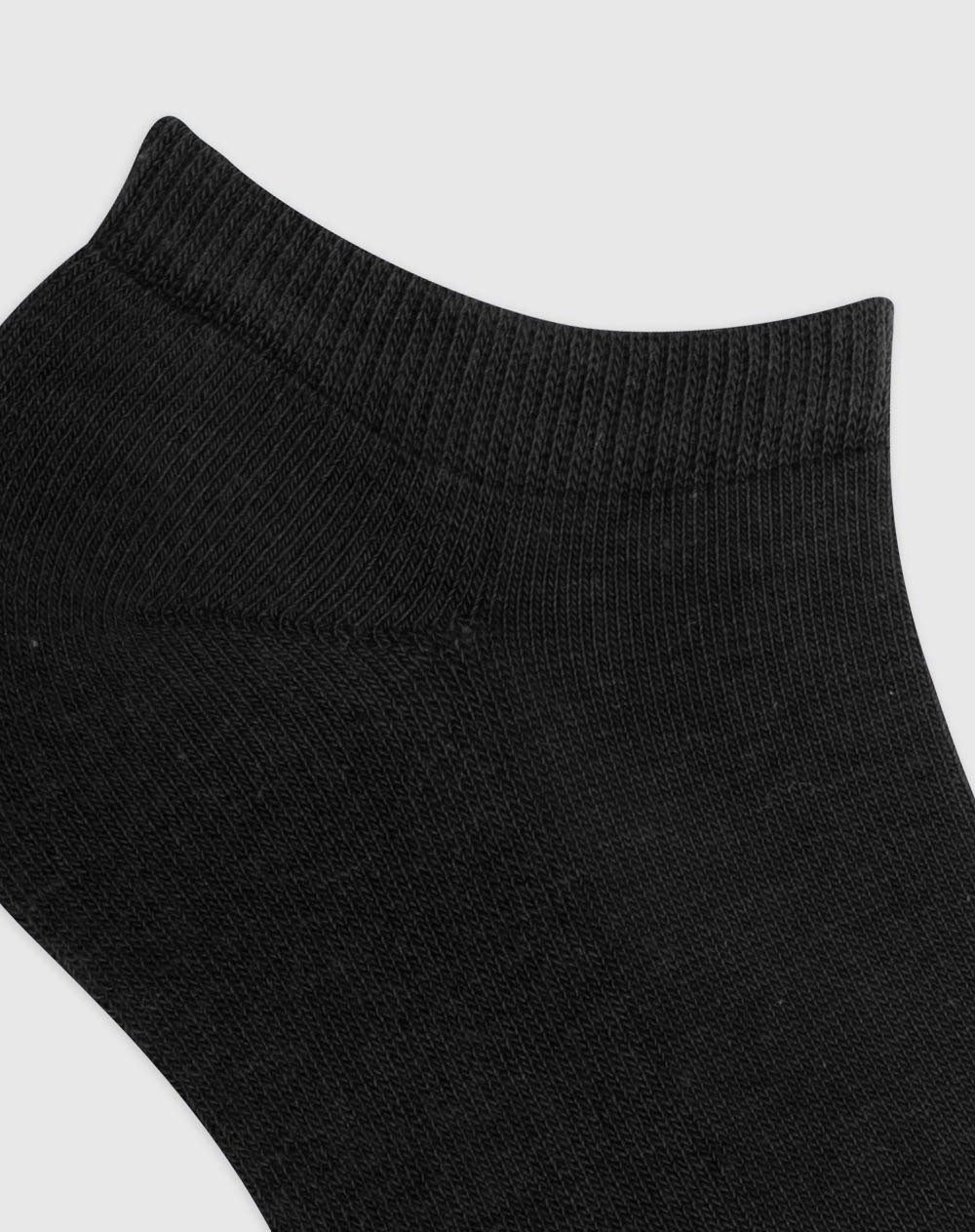 Medias para hombre tobilleras cortas algodón pack x3unds habanas