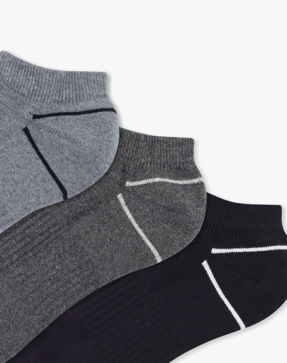 3 pares de medias tobilleras surtido