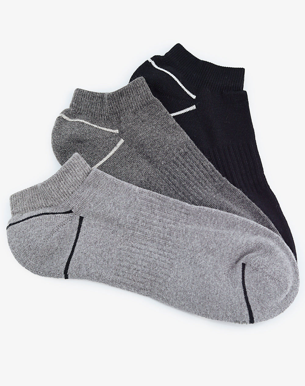 3 pares de medias tobilleras surtido