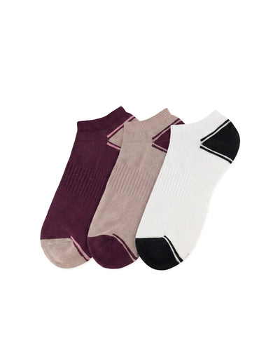 3 pares de medias tobilleras surtido hombre