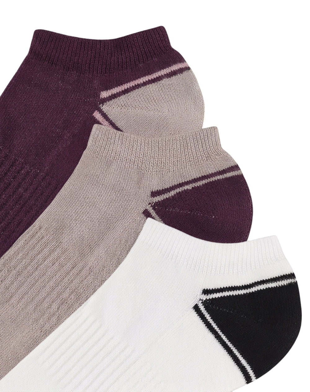 3 pares de medias tobilleras surtido hombre