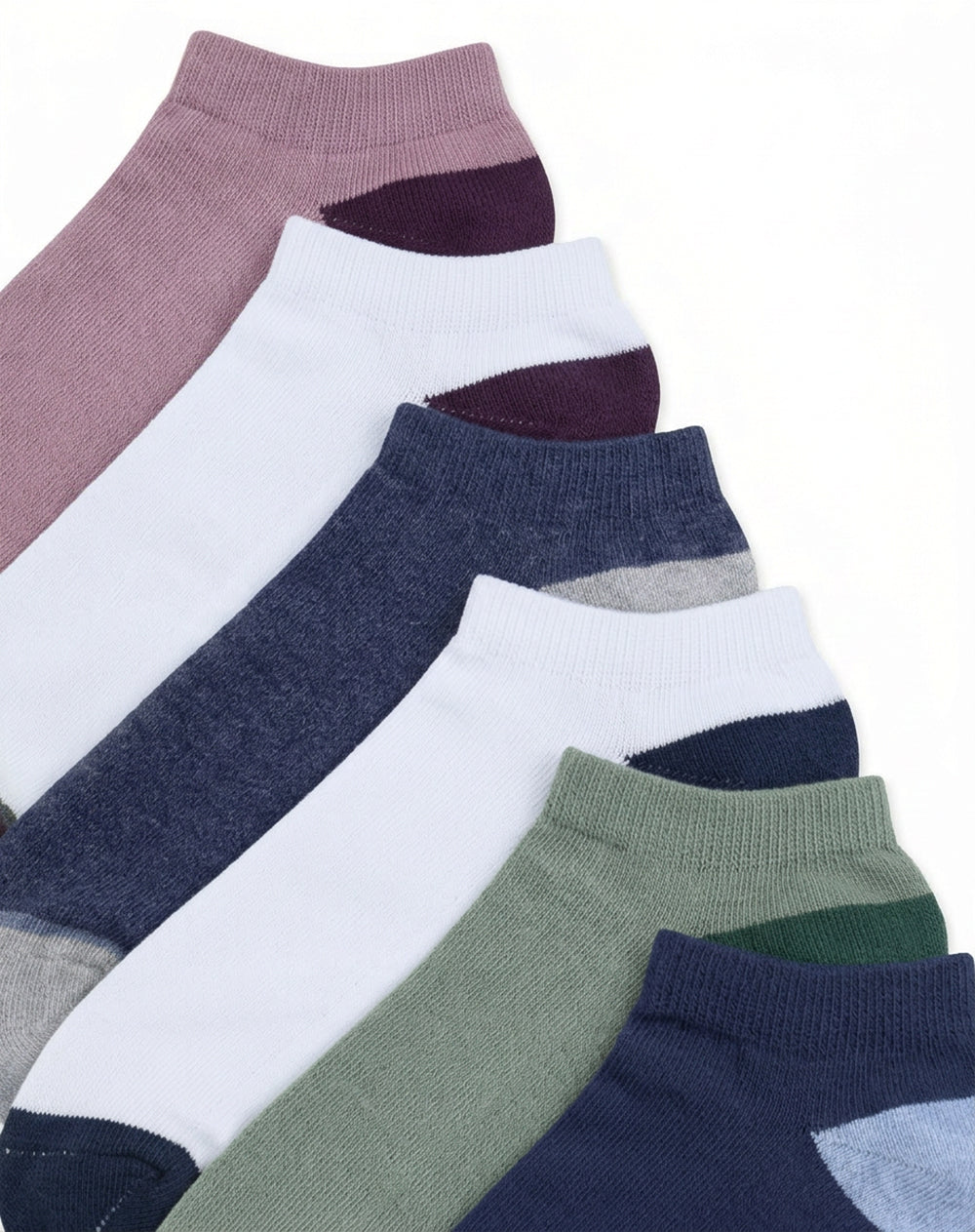 6 pares de medias tobilleras surtido