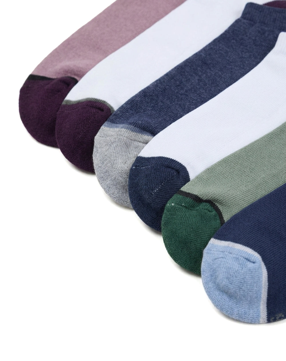 6 pares de medias tobilleras surtido
