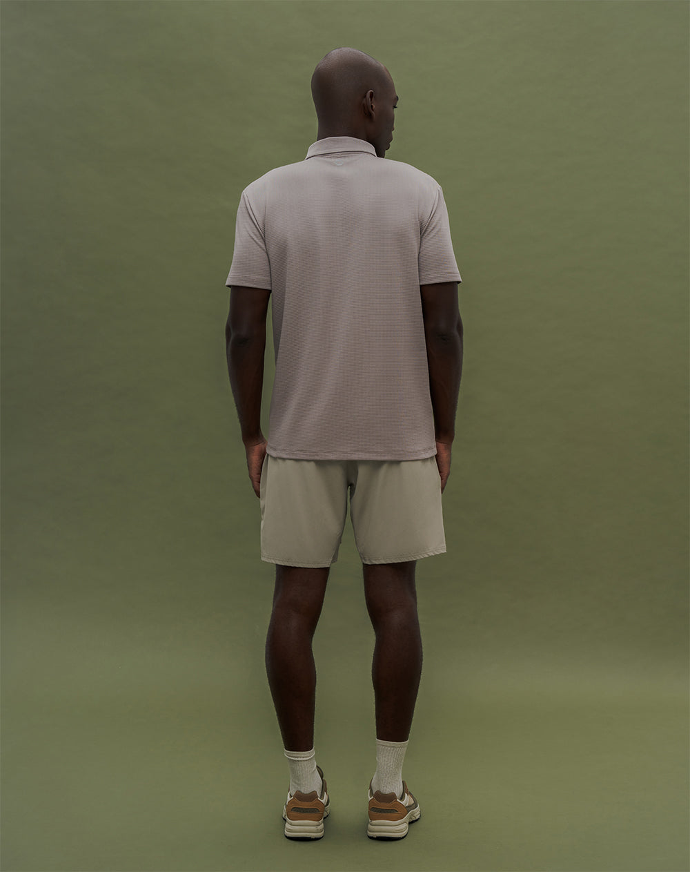 Polo regular fit taupe