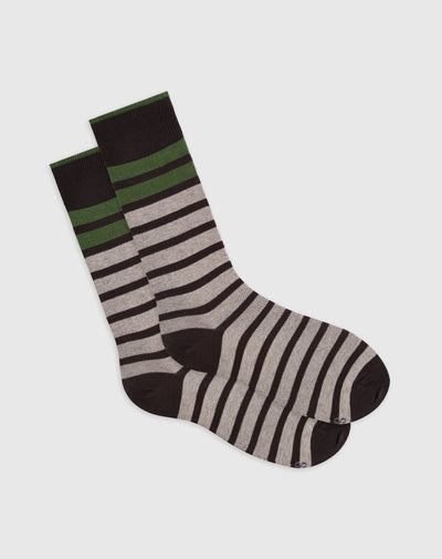 Medias para hombre largas algodón habanas rayas