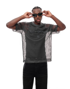 Polo regular fit gris