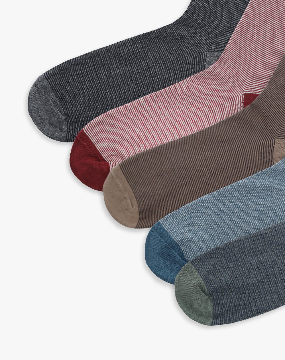 5 pares de medias largas surtido hombre