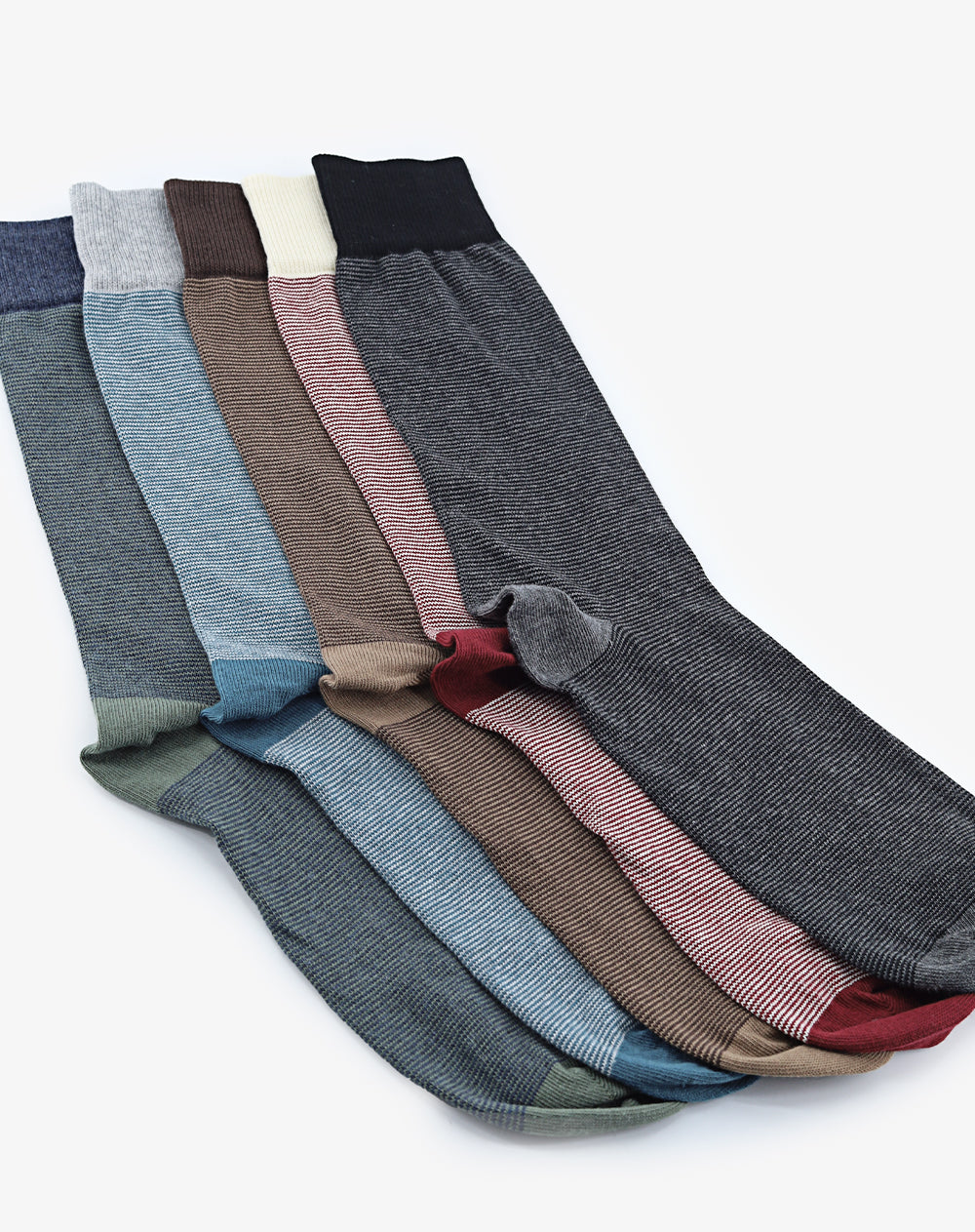 5 pares de medias largas surtido hombre
