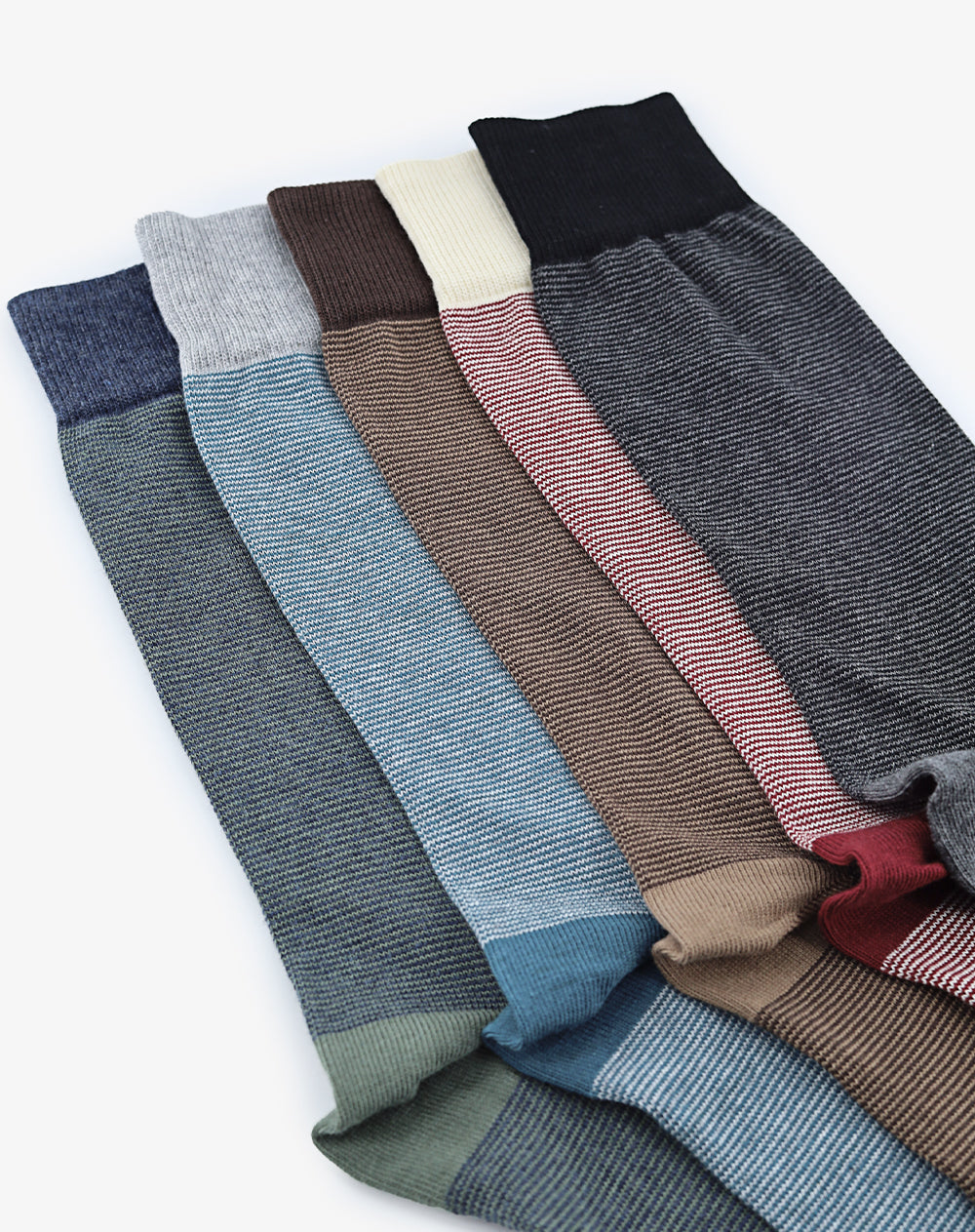 5 pares de medias largas surtido hombre