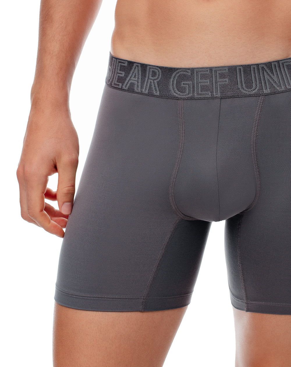 Bóxer deportivo medio antibacterial x4unds surtido