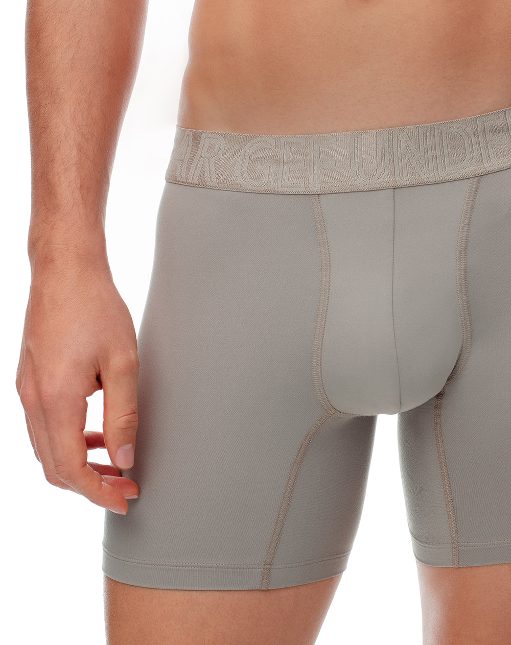 Bóxer deportivo medio antibacterial x4unds surtido