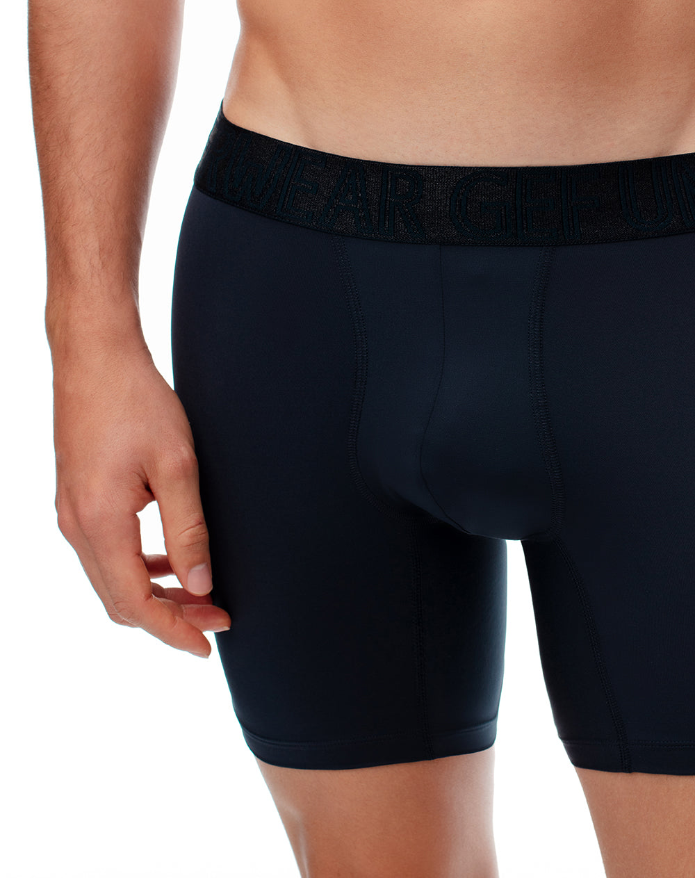 Bóxer deportivo medio antibacterial x4unds surtido