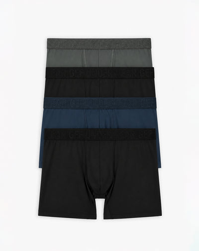 Bóxer deportivo medio antibacterial x4unds surtido hombre