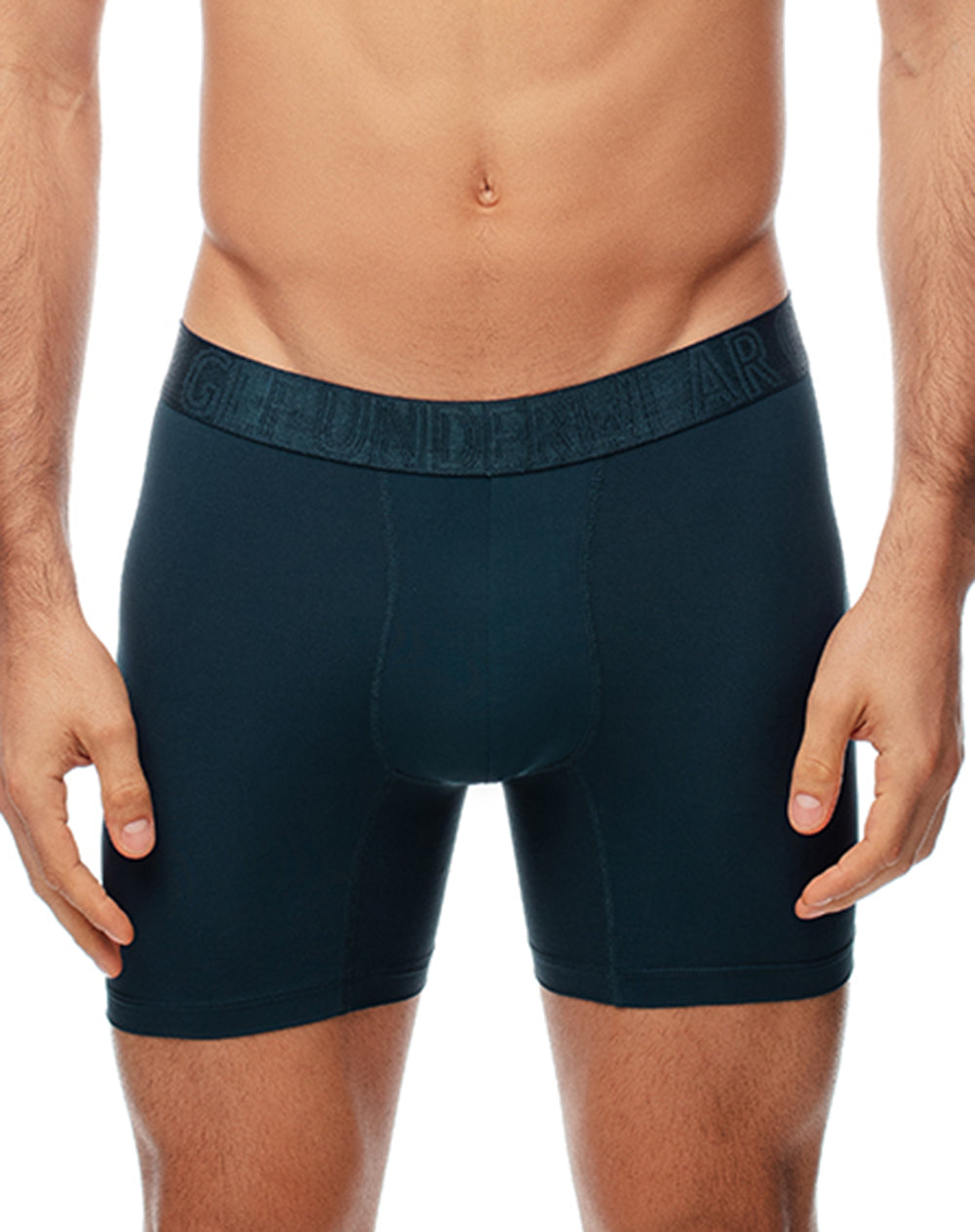 Bóxer deportivo medio antibacterial x4unds surtido hombre