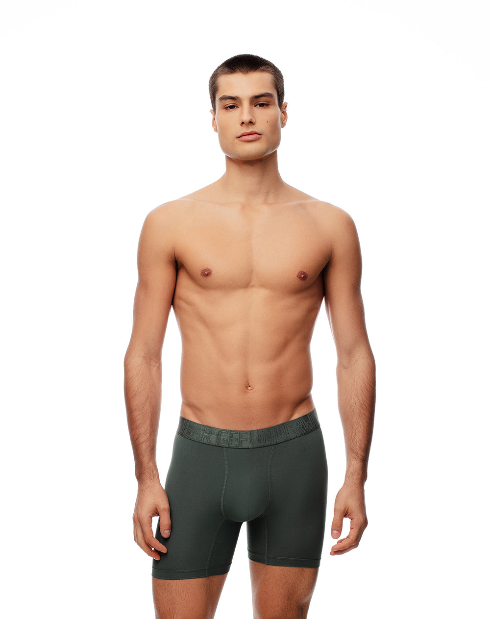 Bóxer deportivo medio antibacterial x4unds surtido