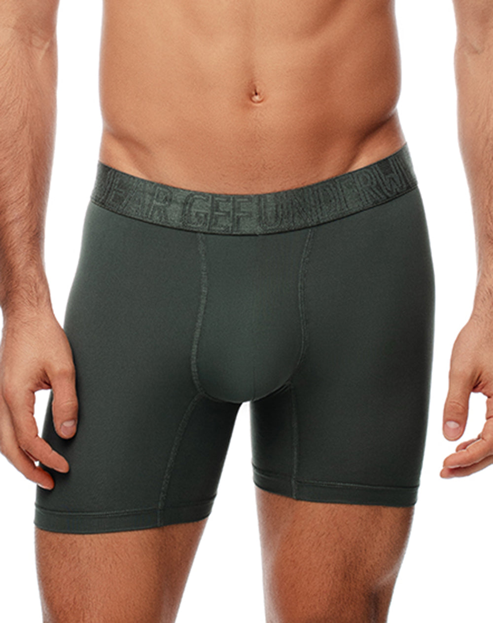 Bóxer deportivo medio antibacterial x4unds surtido hombre
