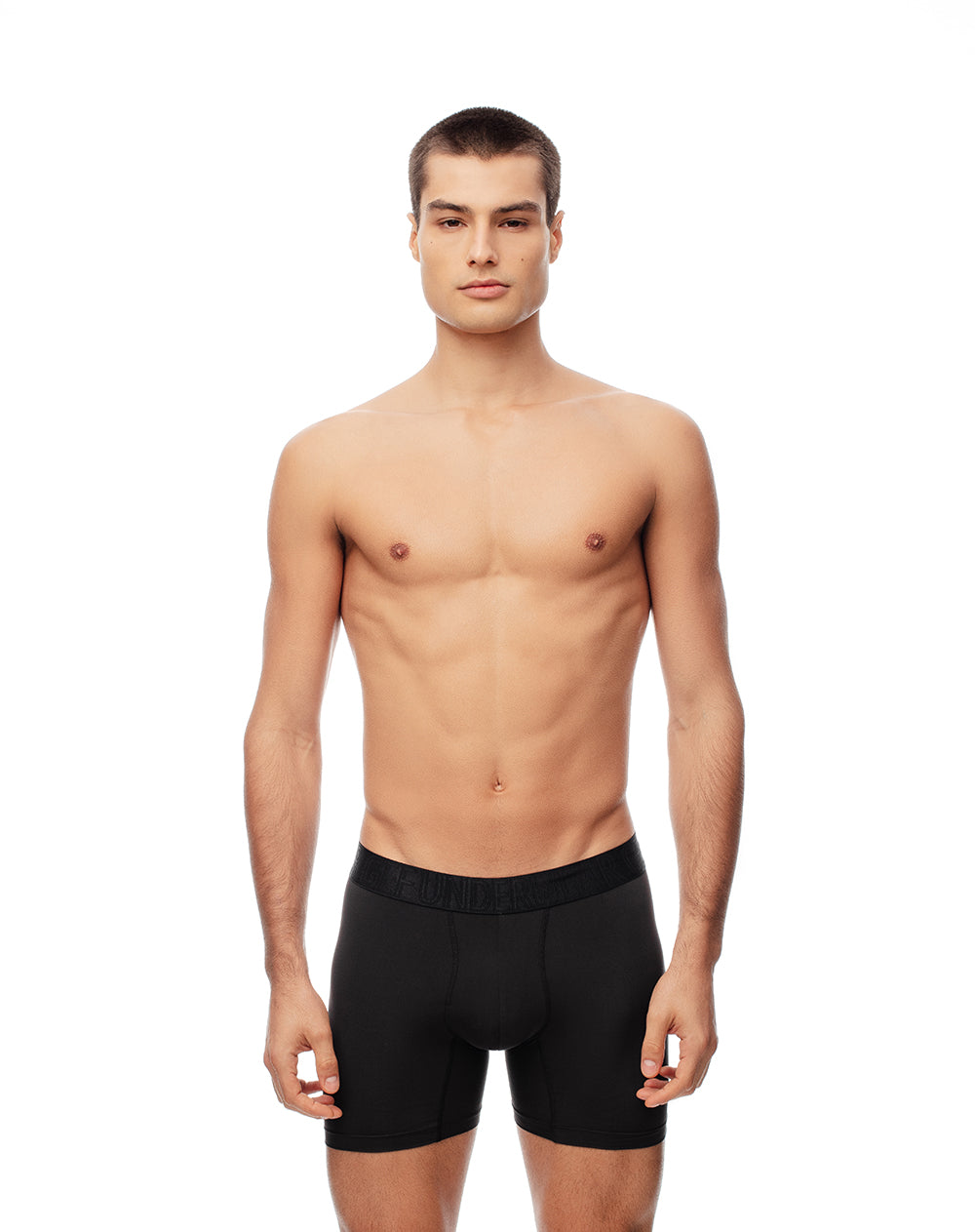 Bóxer deportivo medio antibacterial x4unds surtido