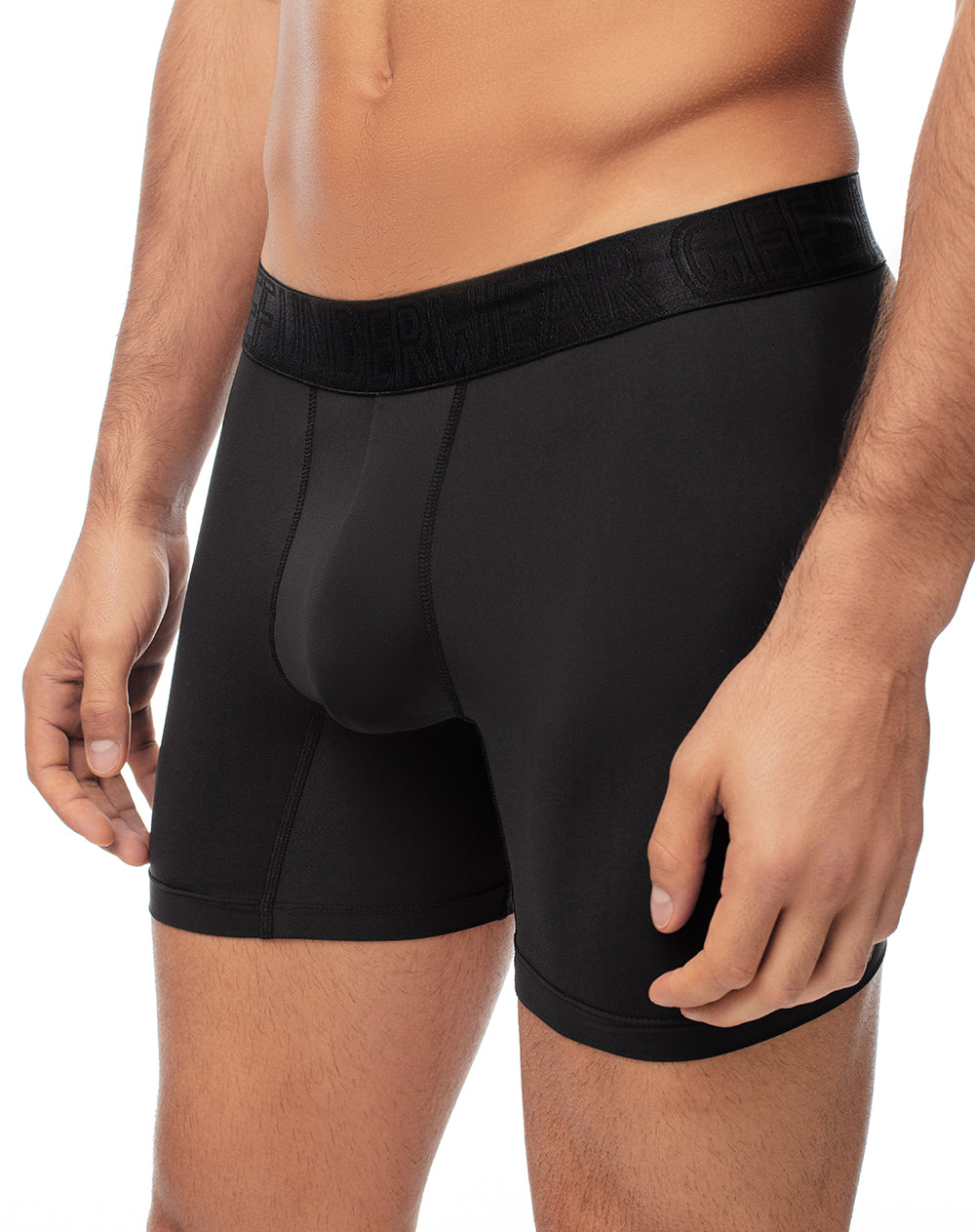 Bóxer deportivo medio antibacterial x4unds surtido