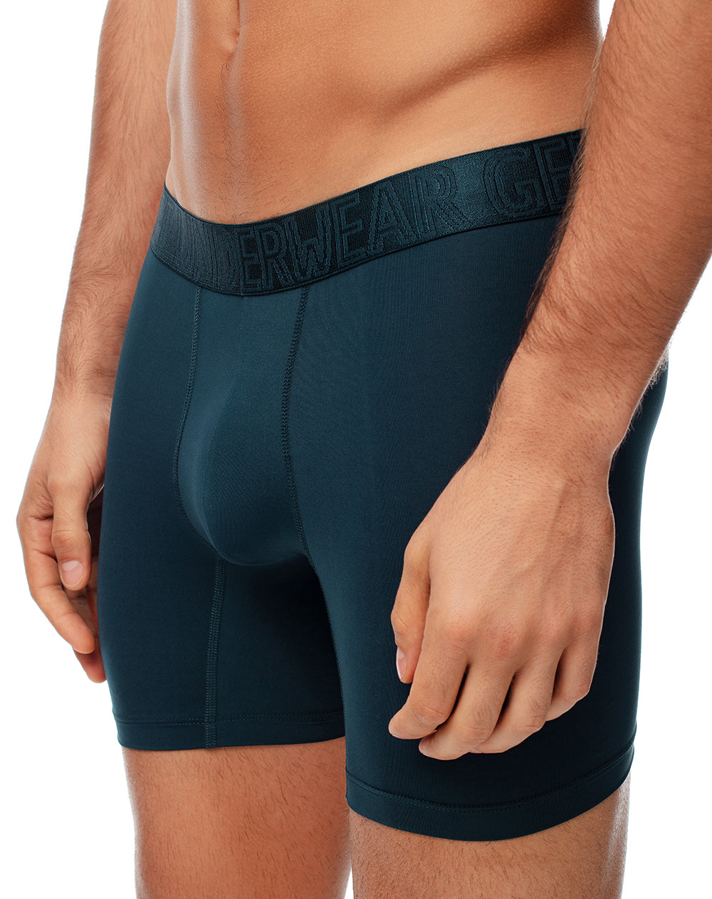 Bóxer deportivo medio antibacterial x4unds surtido