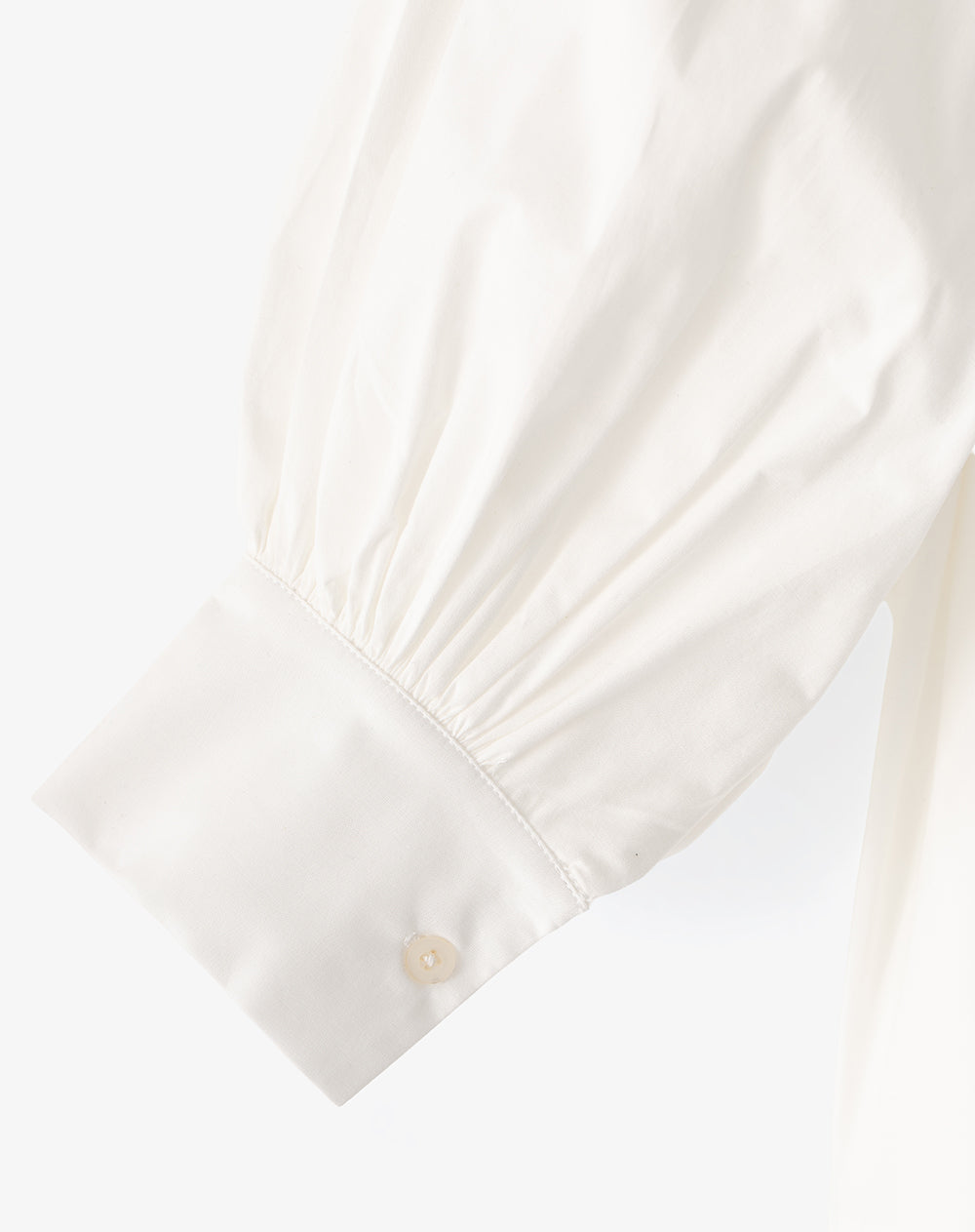 Camisa manga 3/4 oversize blanca mujer