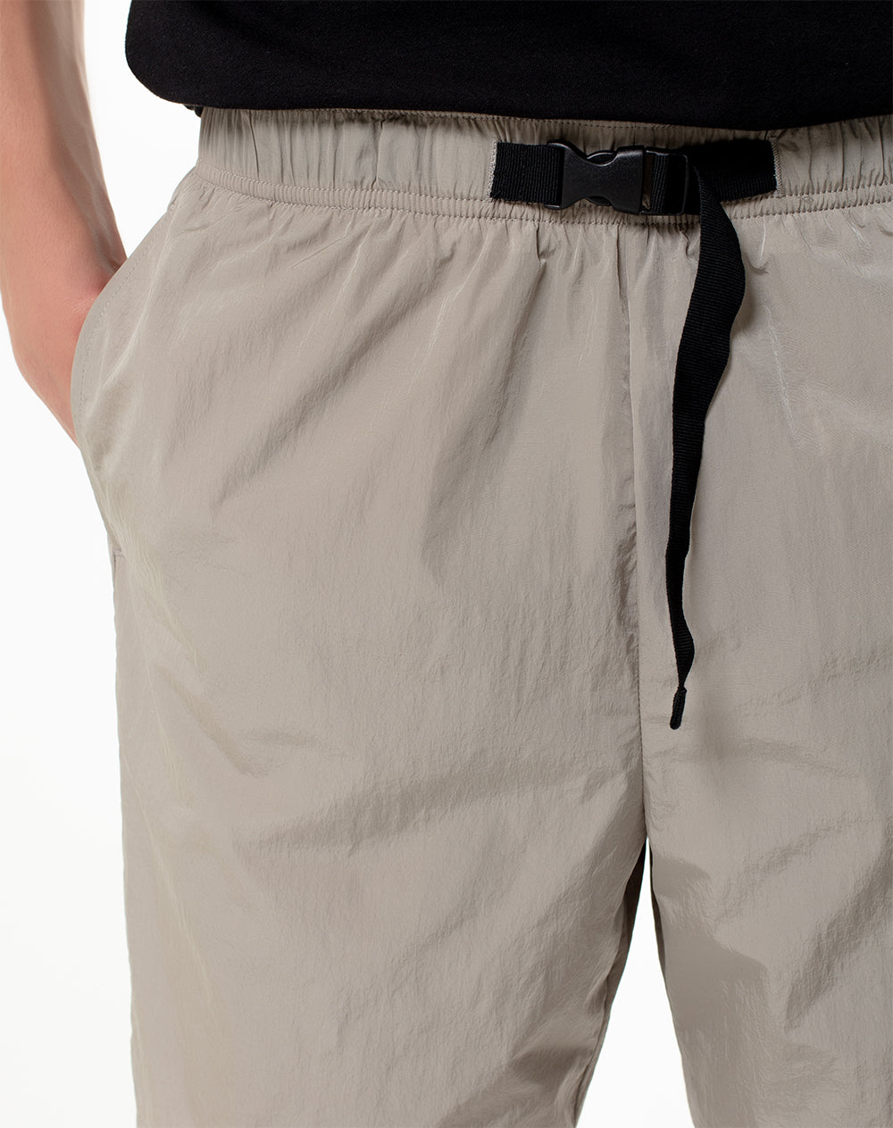 Bermuda loose fit gris