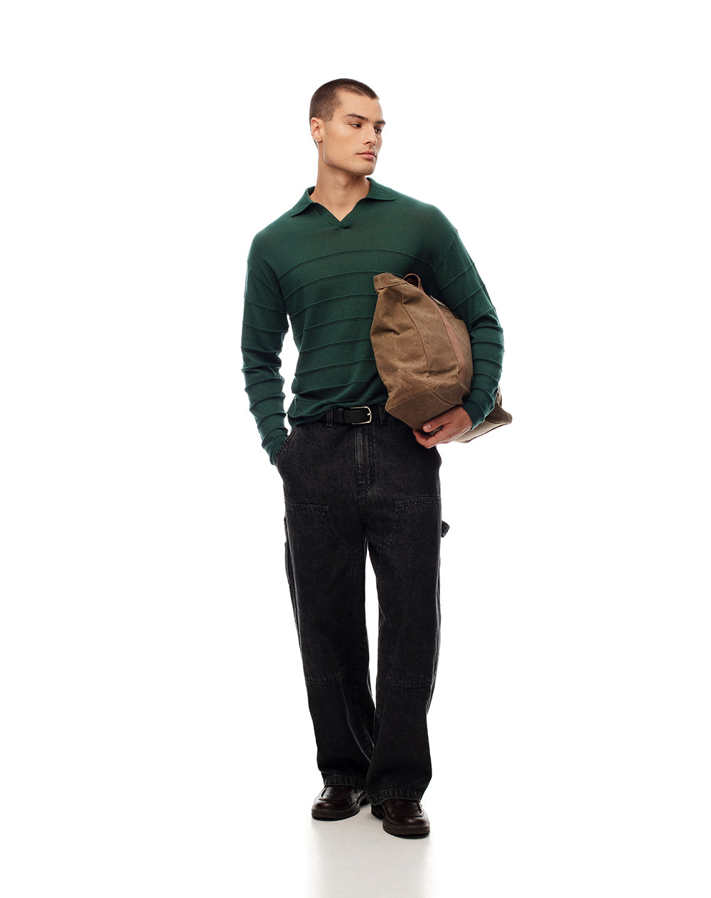 Buzo regular fit verde