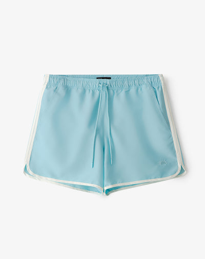 Pantaloneta de baño azul hombre