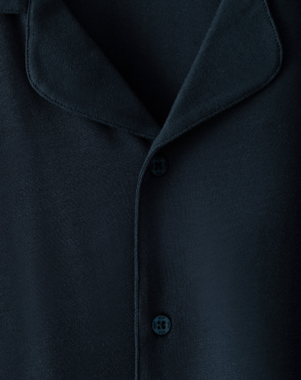 Pijama regular fit manga larga azul