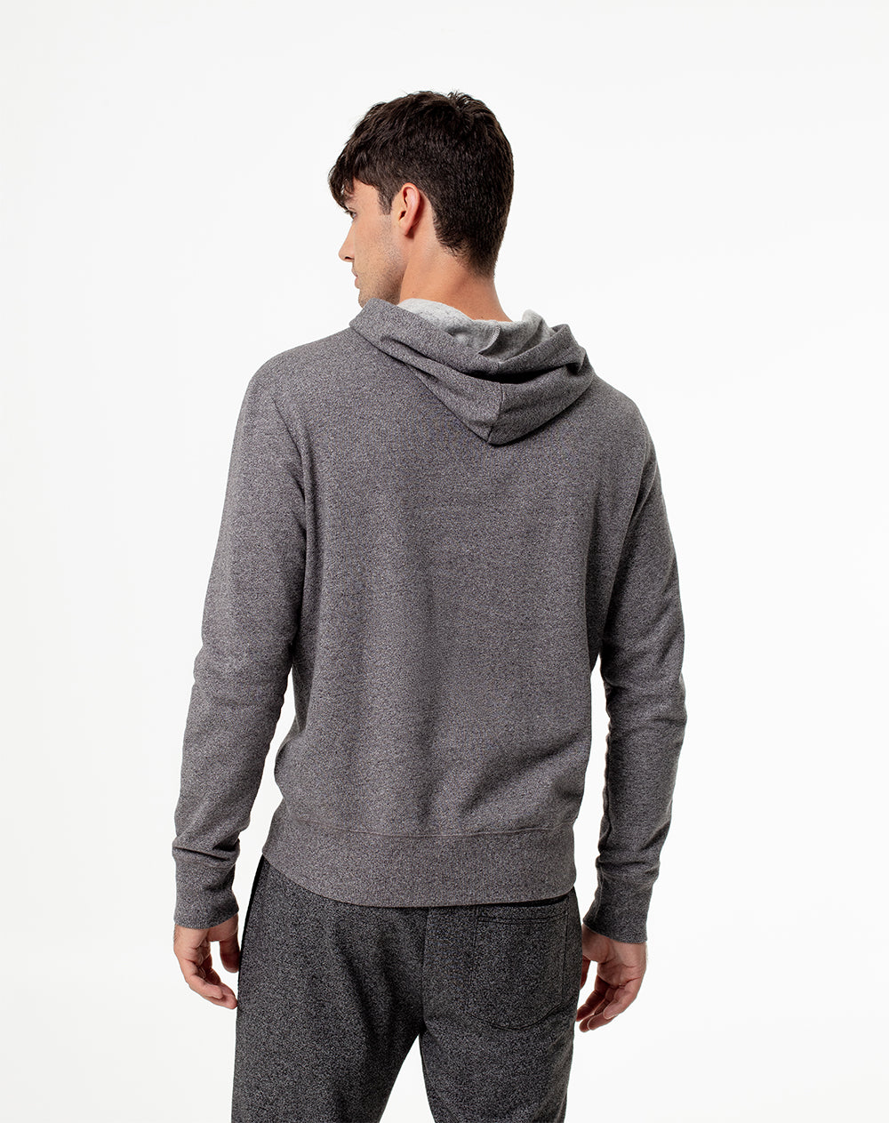Buzo regular fit gris jaspe