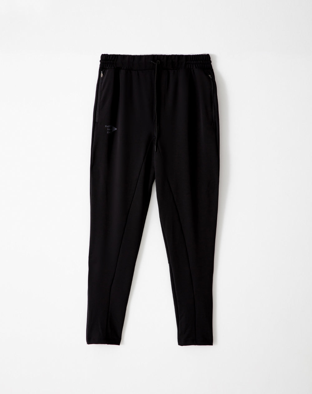 Jogger regular fit tiro medio negro