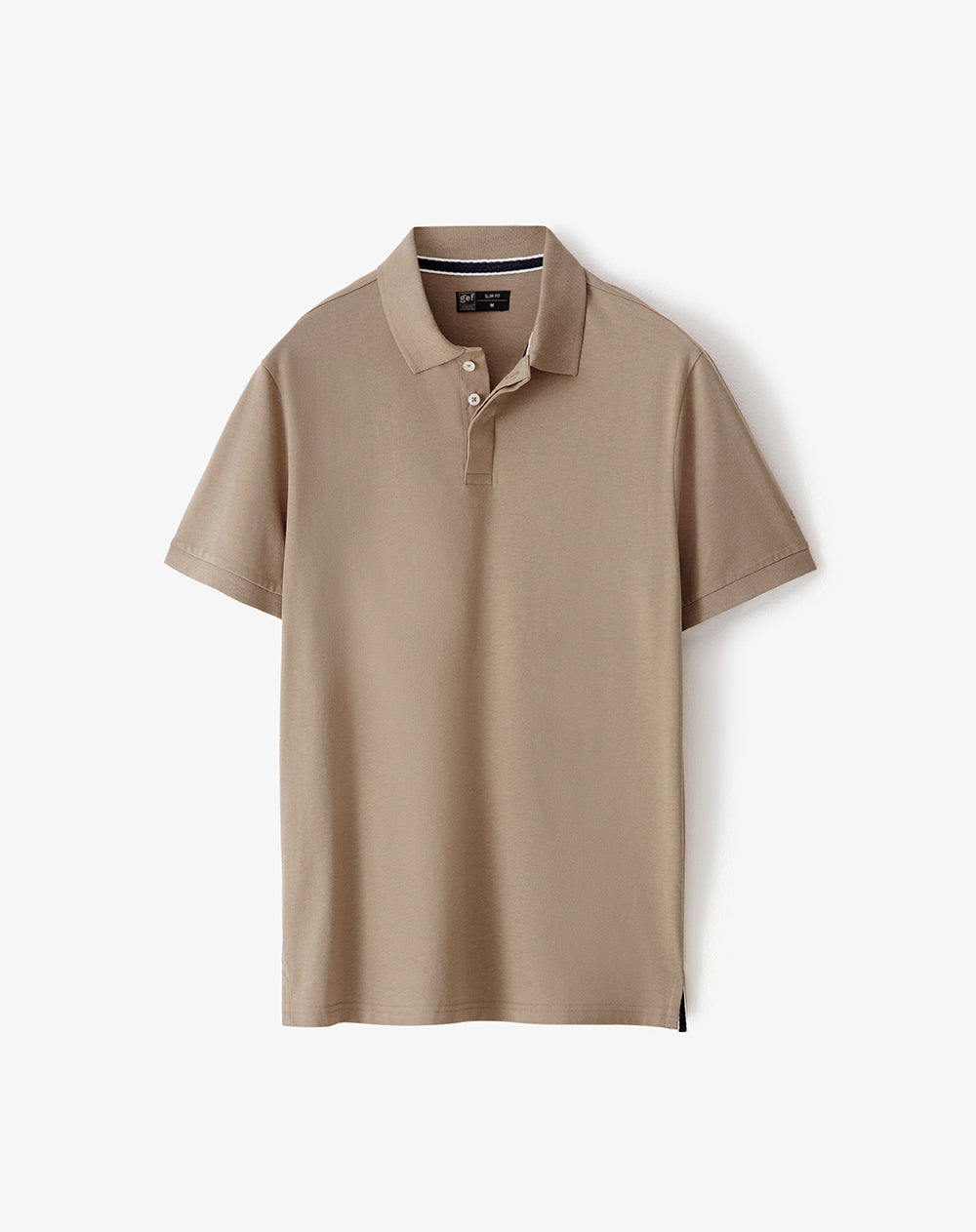 Polo slim fit habano