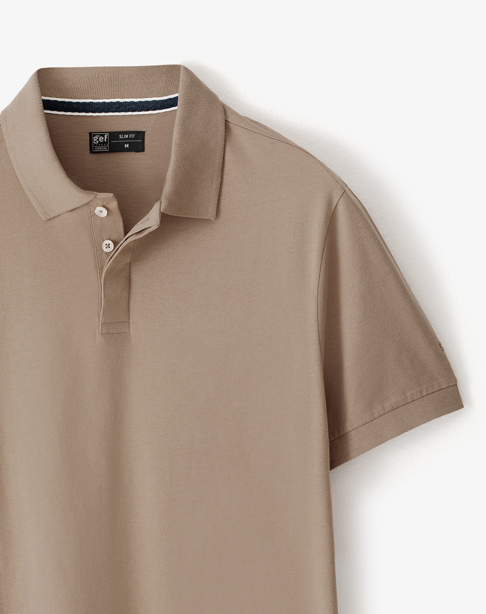 Polo slim fit habano