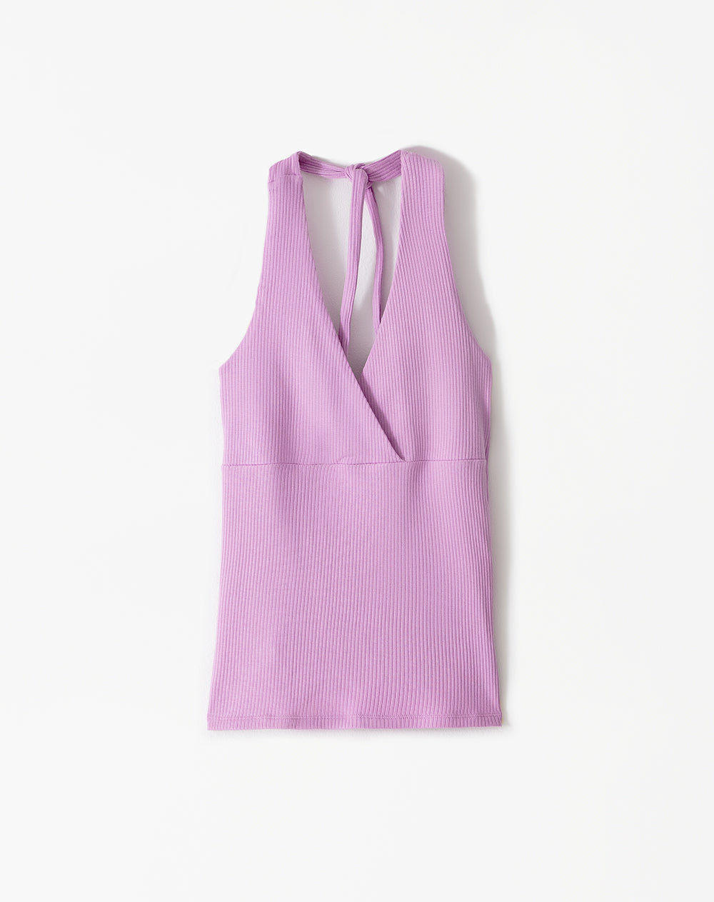 Camiseta fitted fit violeta