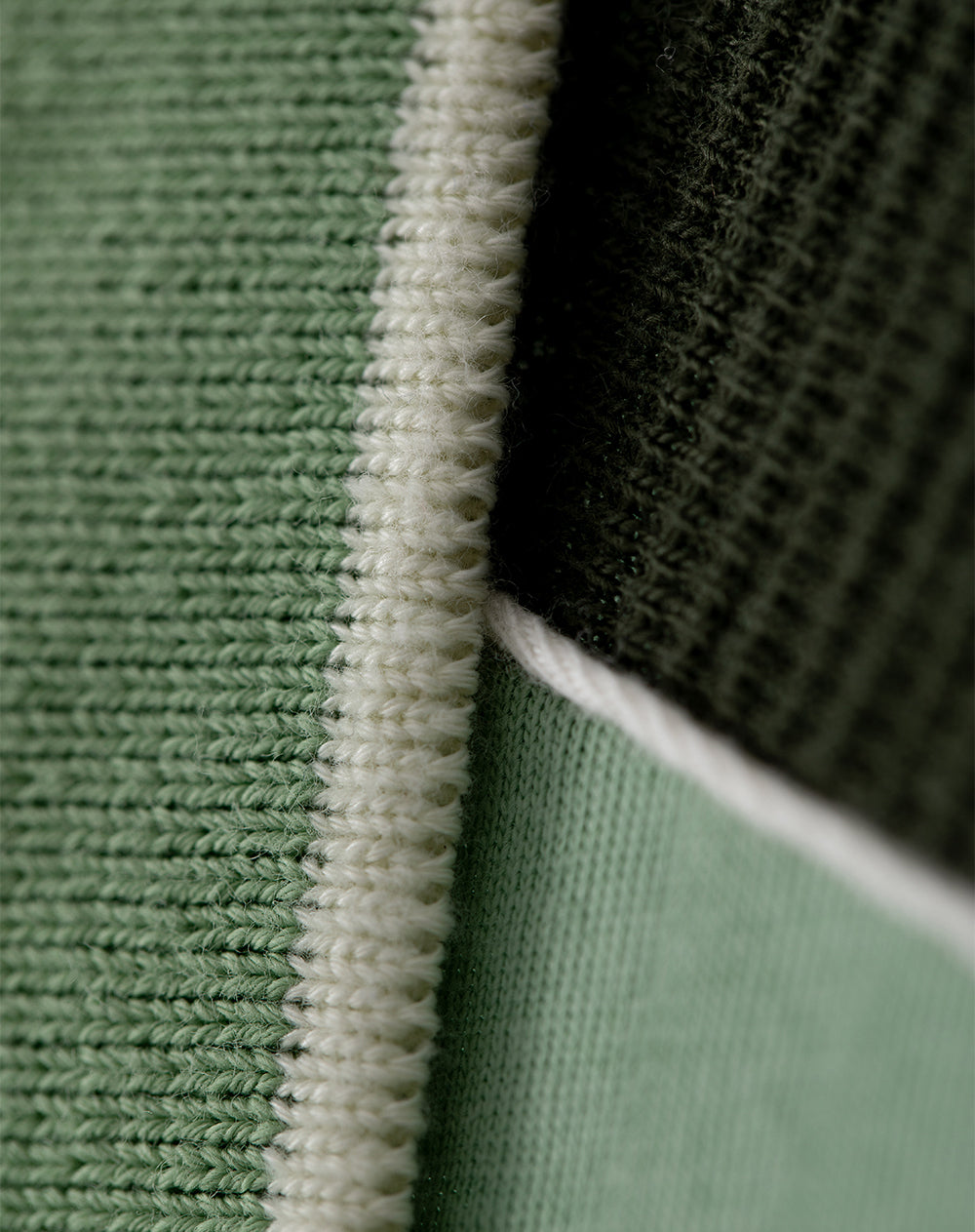 Polo relaxed fit manga corta verde con bloques