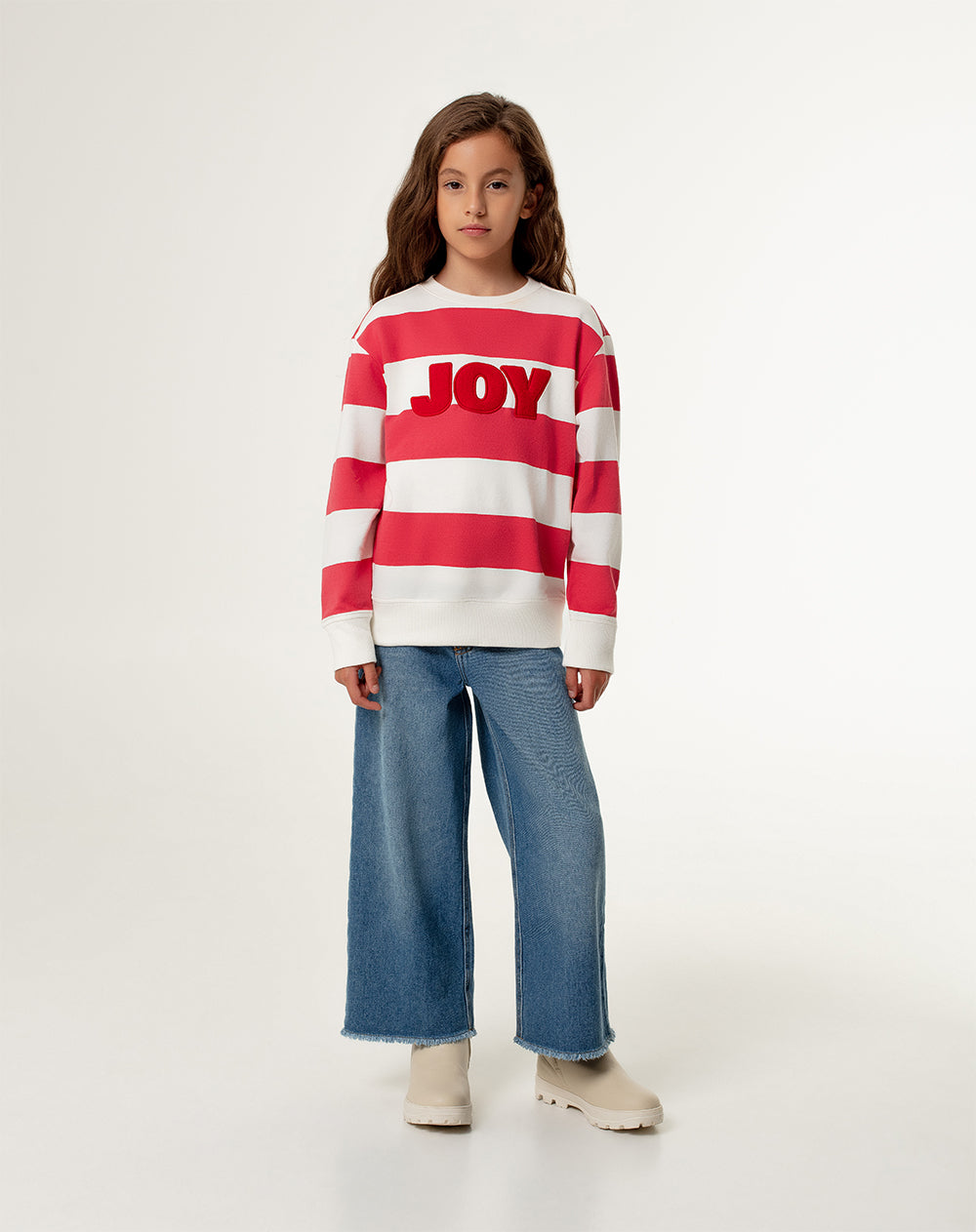 Buzo regular fit rayas