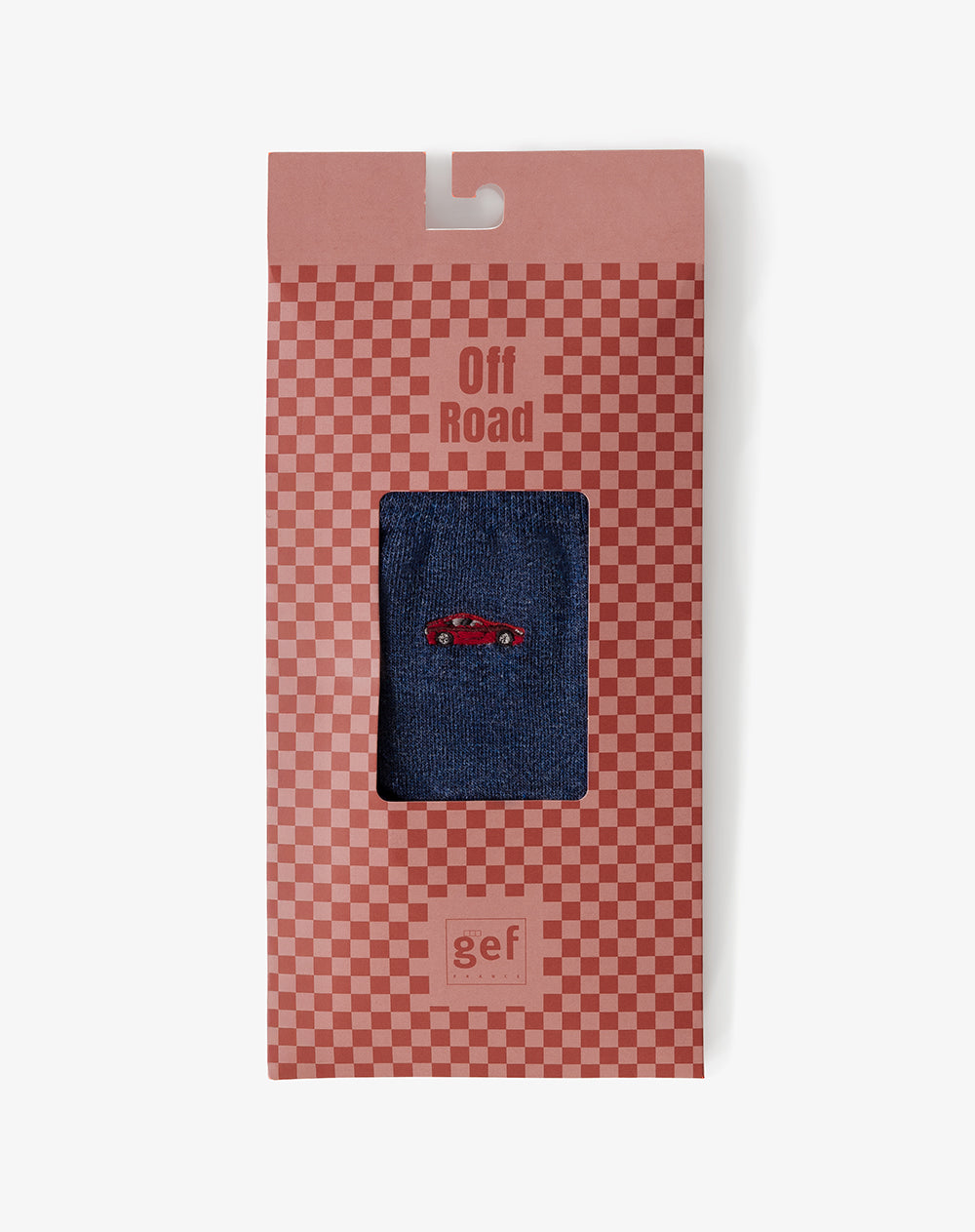 Medias hombre largas azules bordado