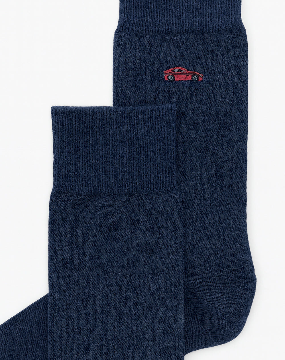 Medias hombre largas azules bordado