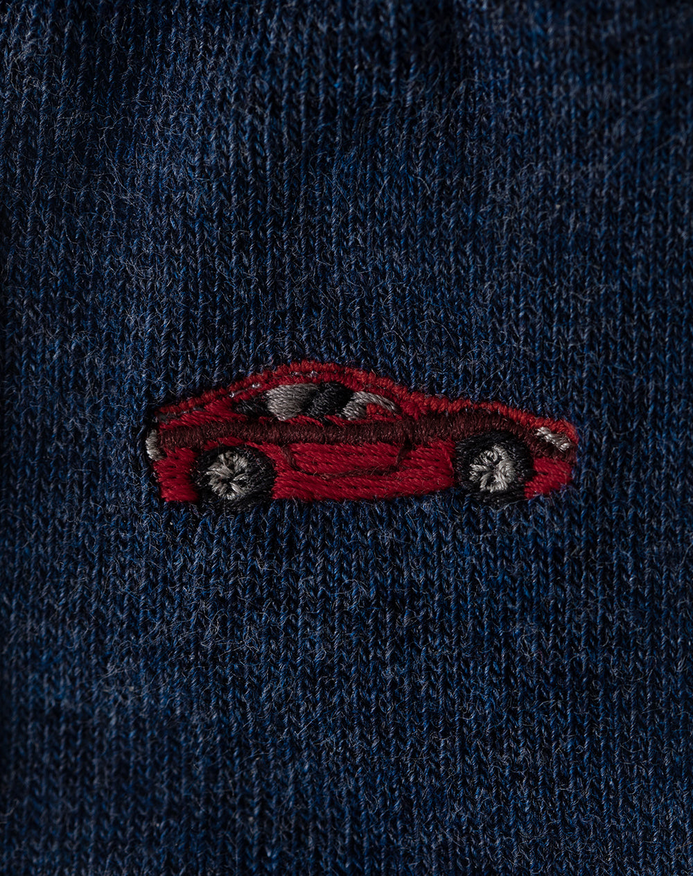 Medias hombre largas azules bordado