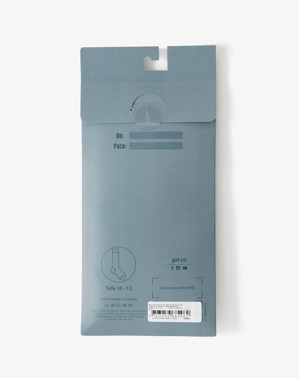 Medias hombre largas negras bordado