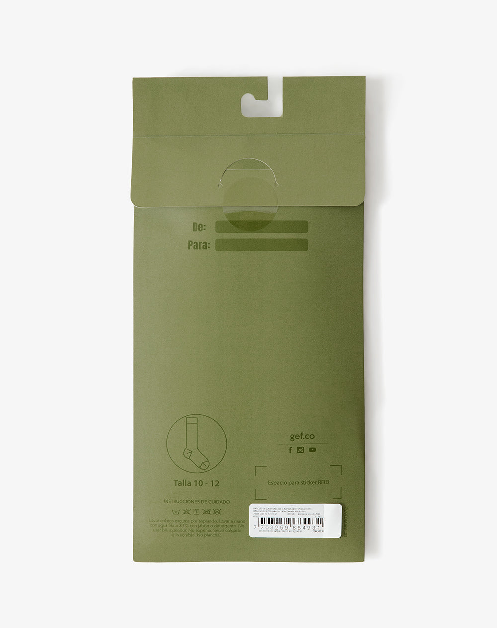 Medias hombre largas grises bordado