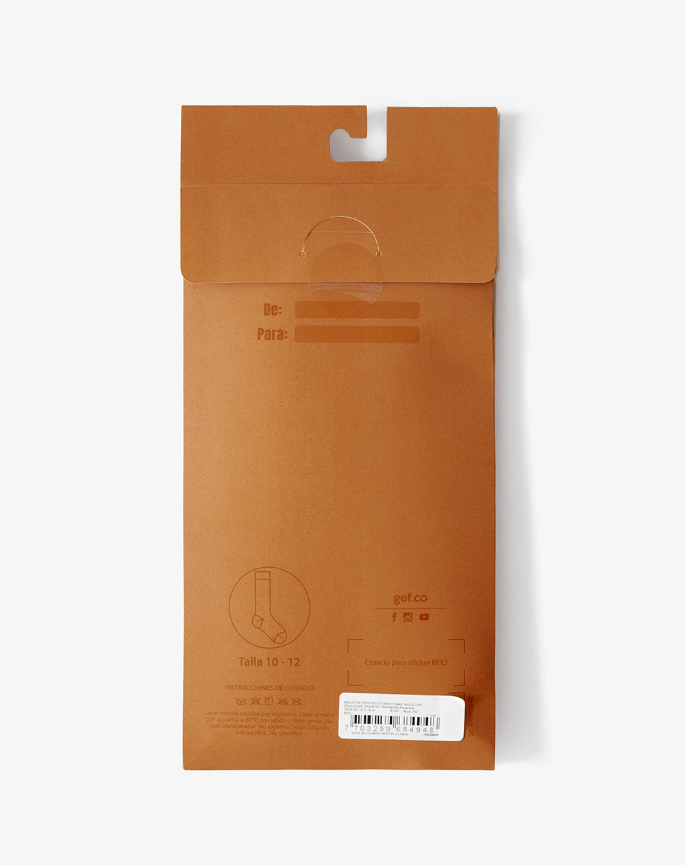 Medias hombre largas negras bordado