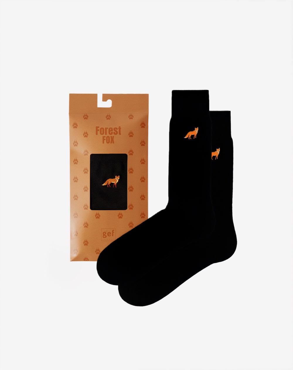 Medias hombre largas negras bordado