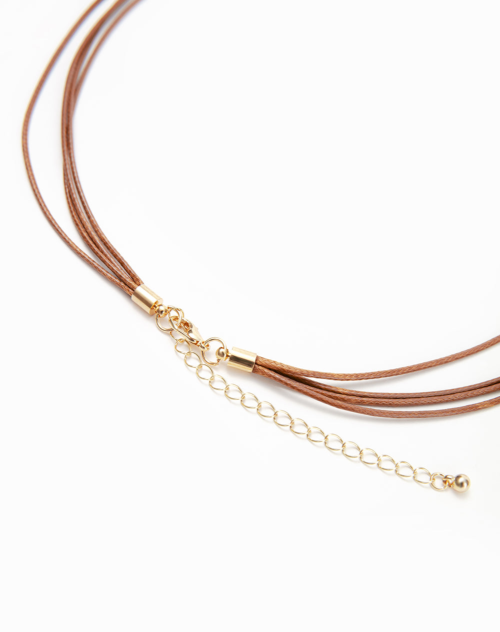 Collar cordón largo flor