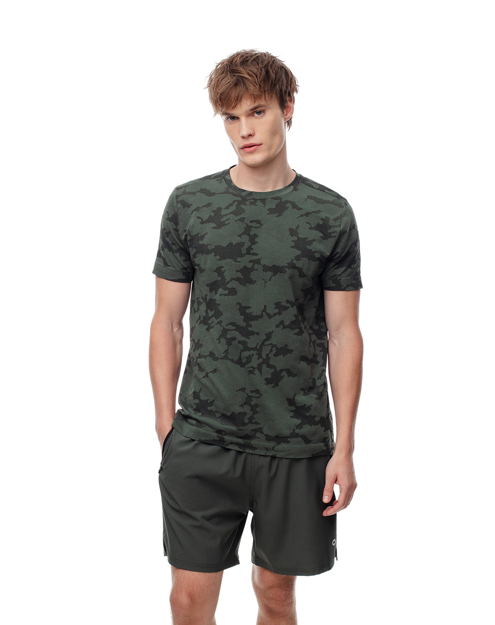 Chaqueta oversized fit sin capucha verde